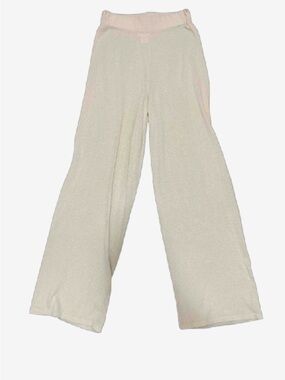 James Street Co Semi Sheer Gauze Pant Size Medium Cream